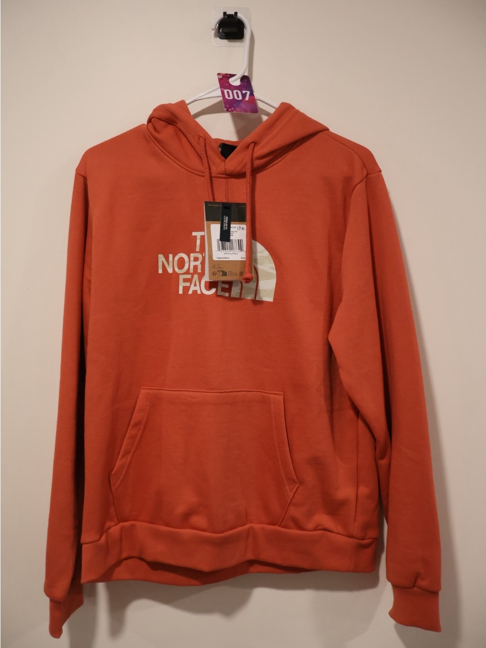 The North Face Pullover Hoodie Orange Womens Medium NWT